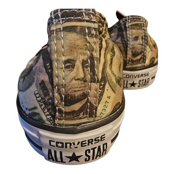 SOLD!!! CONVERSE Men’s Money Sneakers - Size 10 - Picture 6 of 9